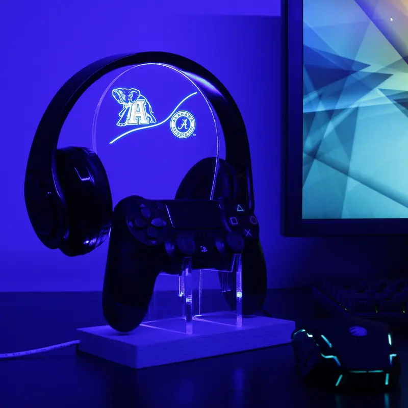 Alabama Crimson Tide Led Gaming Headset Controller Stand 1