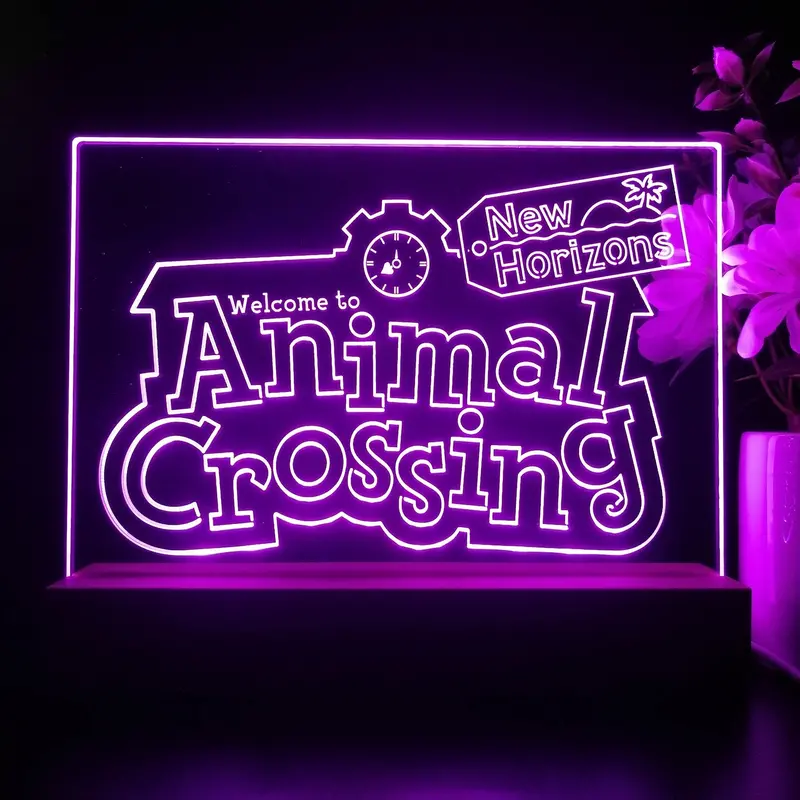 Animal Crossing New Horizons Neon Sign Game Room Lamp 1