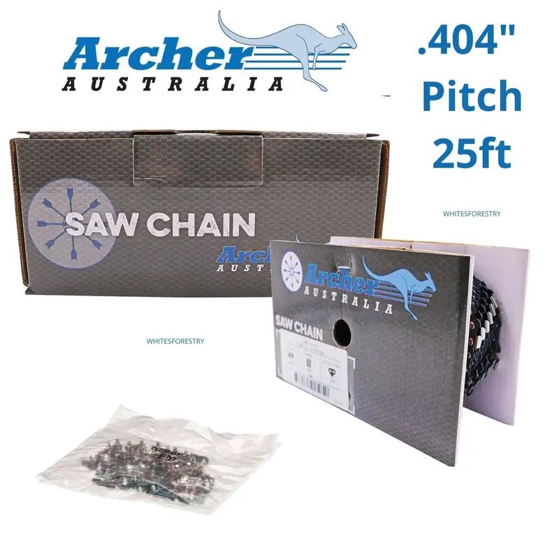 Archer 25Ft Chainsaw Chain Roll – .404" .063" 1