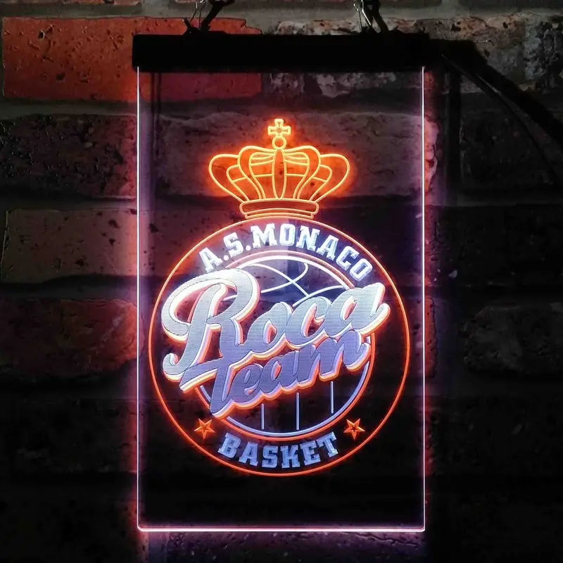 As Monaco Basket Neon Led Sign 1