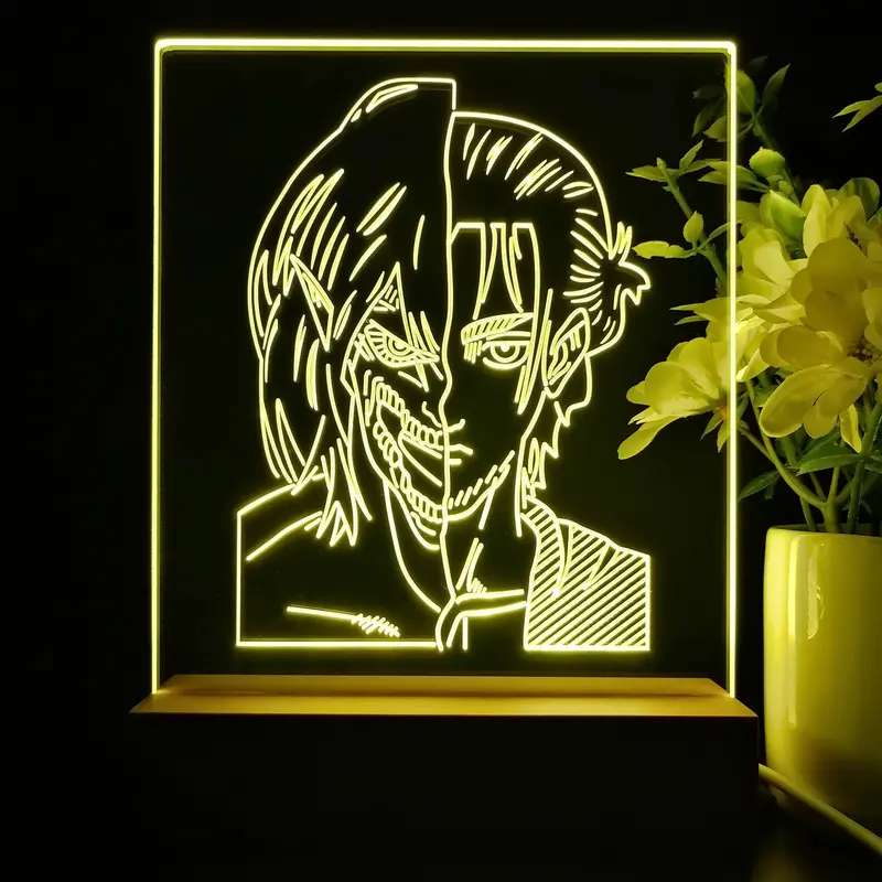 Attack On Titan Aot Game Room Led Sign Lamp Display 1