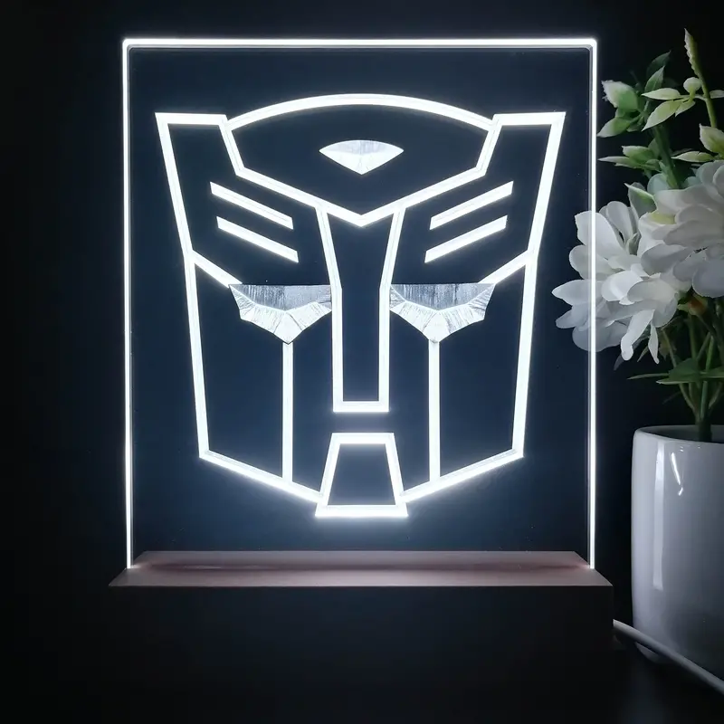 Autobot Transformers Game Room Led Sign Lamp Display 1