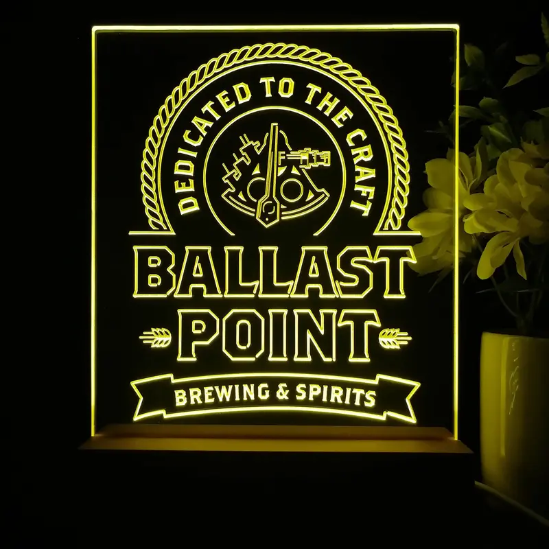 Ballast Point Brewing Co. Night Light Neon Pub Bar Lamp 1