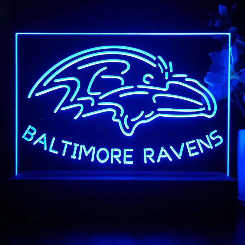 Baltimore Ravens  Neon Sign Pub Bar Lamp 1