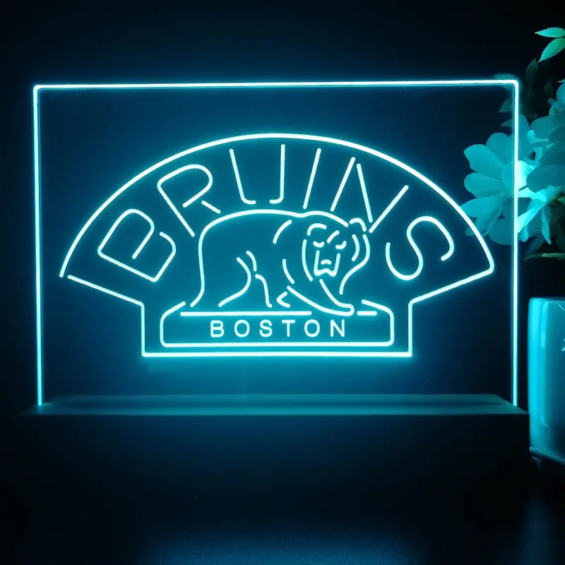 Boston Bruins Night Light Pub Bar Lamp 1