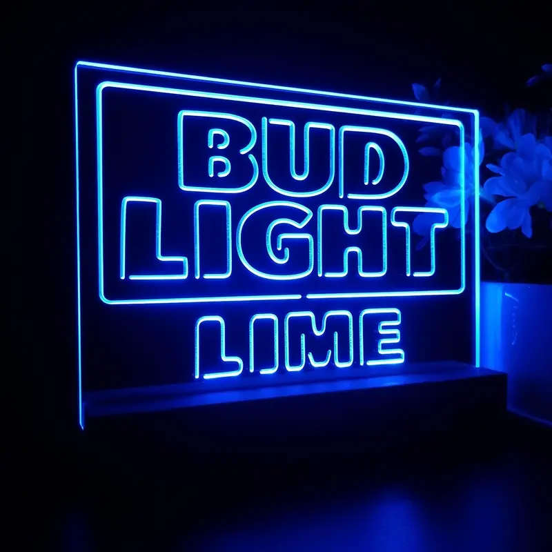 Bud Light Lime Neon Sign Pub Bar Decor Lamp 1
