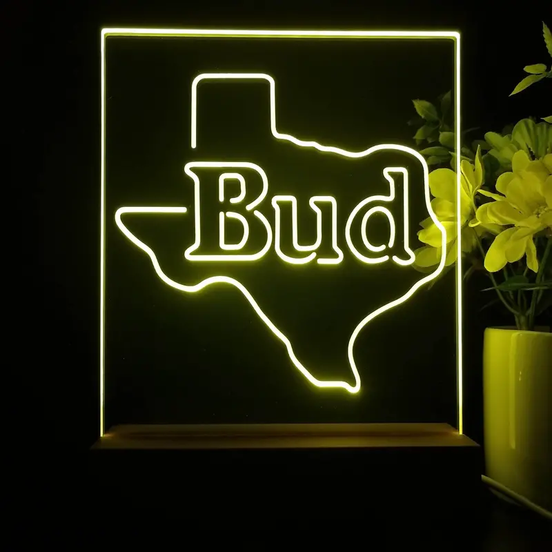 Bud Texsa 3D Illusion Night Light Desk Lamp 1