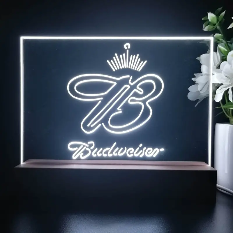 Budweiser Crown King Neon Sign Pub Bar Lamp 1