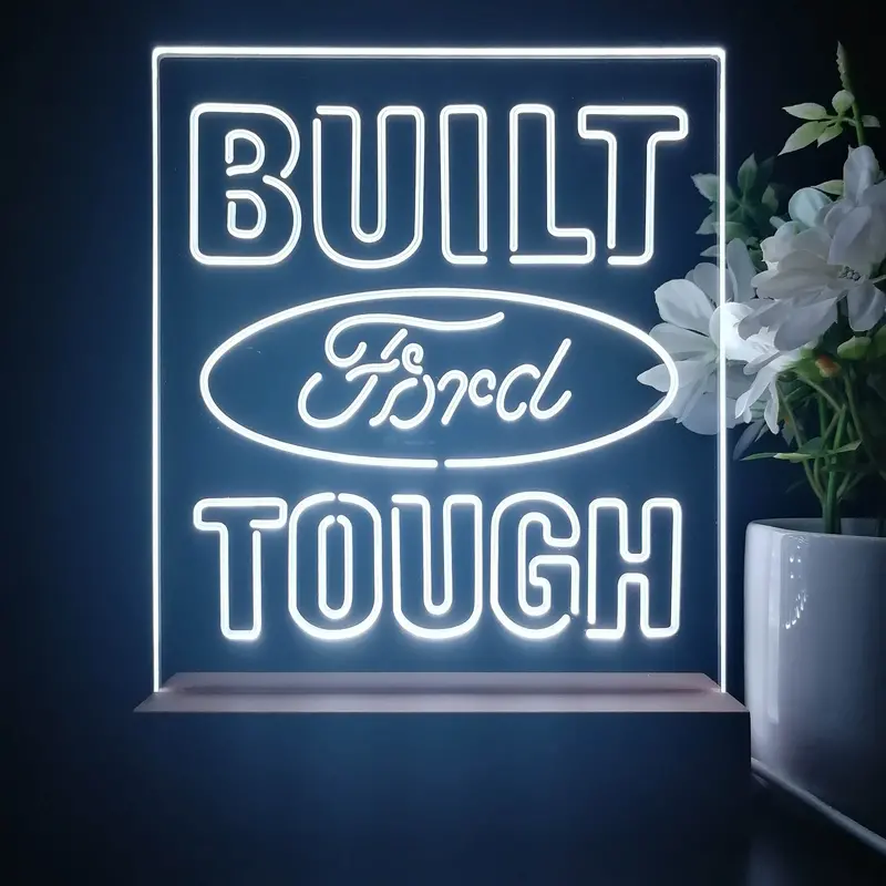 Built Touch Ford 3D Illusion Night Light Desk Lamp 1