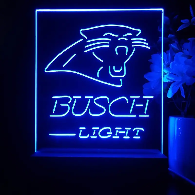 Carolina Panthers Night Light Neon Pub Bar Lamp 1