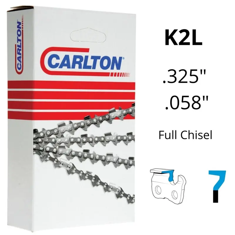 Chainsaw Chain Carlton® K2l .325" .058" Full Chisel 1