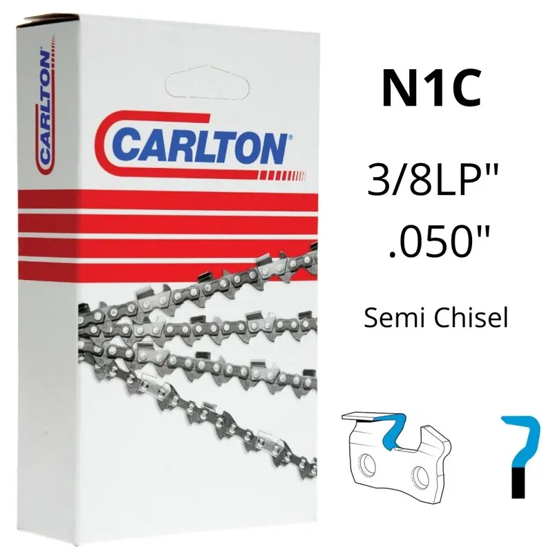 Chainsaw Chain Carlton® N1c 3/8Lp" .050" Semi Chisel 1