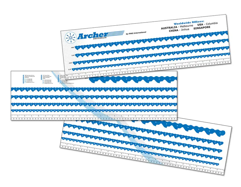Chainsaw Chain Measuring Chart 1