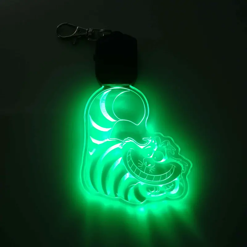 Cheshire Cat Led Light Acrylic Keychain , Christmas Tree Ornament 1