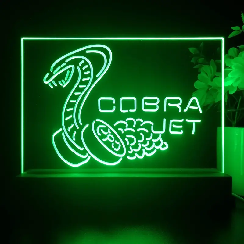Cobra Jet Car 3D Illusion Night Light Desk Lamp 1