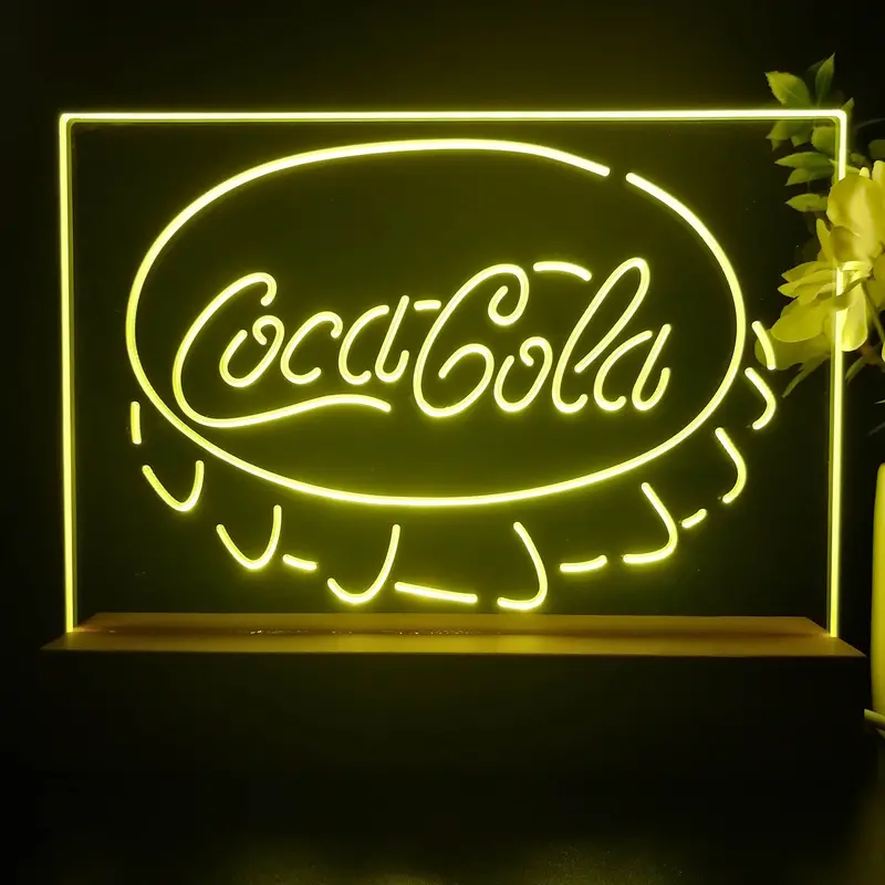 Coca Cola Bottle Cap Bar Neon Sign Pub Bar Lamp 1