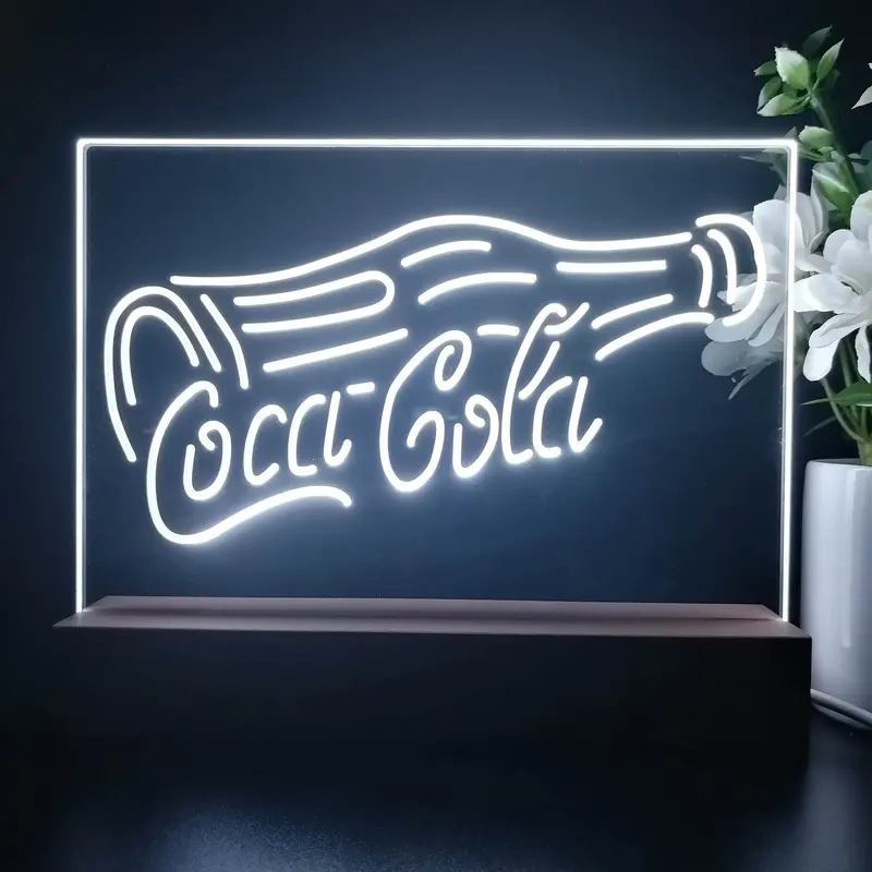 Coca Cola Bottle Drink Bar Neon Sign Pub Bar Lamp 1