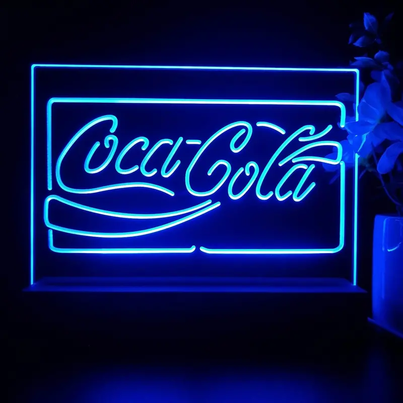 Coca Cola Decoration Gift Neon Sign Pub Bar Lamp 1