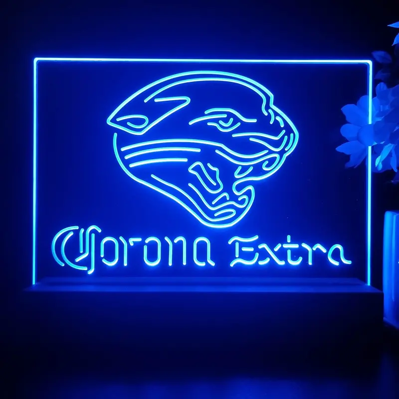 Corona Extra Bar Jacksonville Jaguars Est. 1995 Night Light Pub Bar Lamp 1