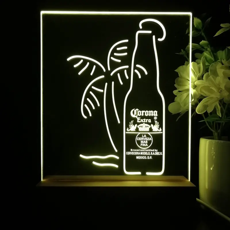 Corona Extra Bottle Night Light Neon Pub Bar Lamp 1