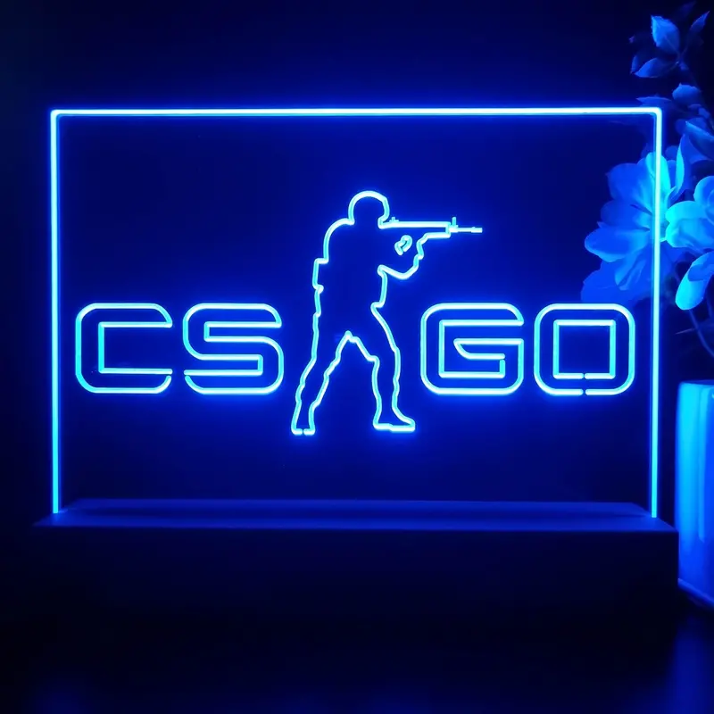 Cs:Go Counter Strike Neon Sign Game Room Lamp 1