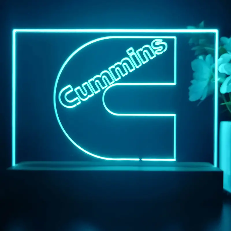 Cummins 3D Illusion Night Light Desk Lamp 1