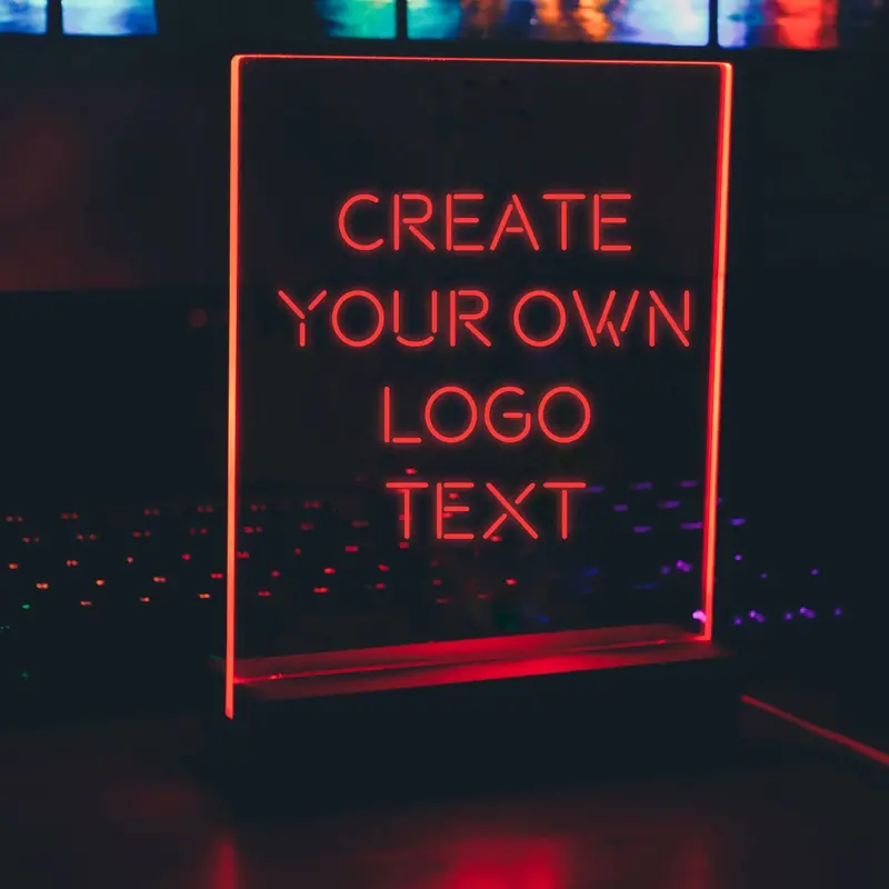 Custom Personalised Gamer Tag Bar Man Cave Night Light 3D Lamp 1