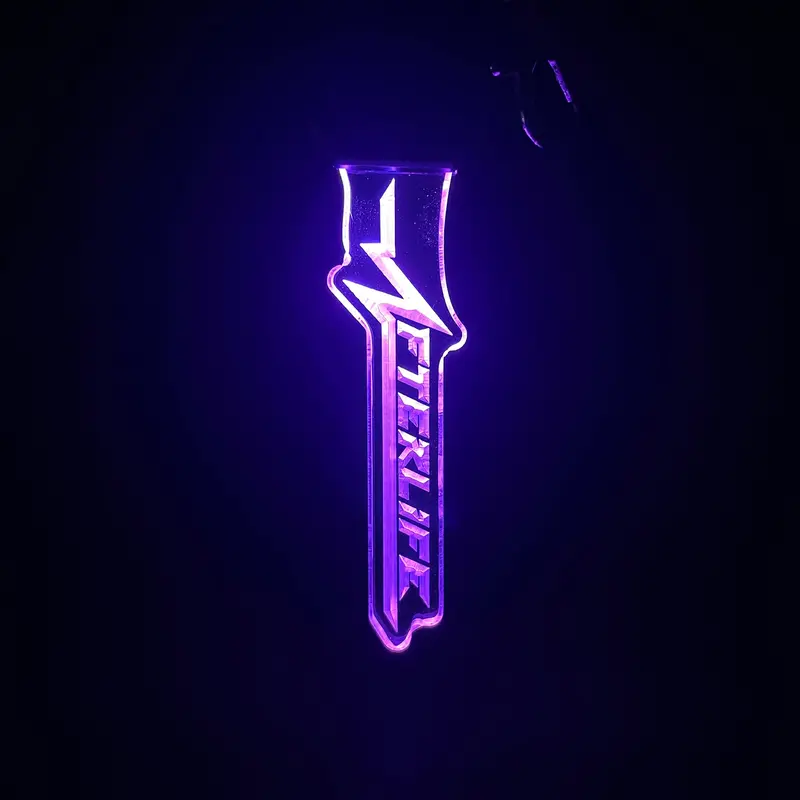 Cyberpunk Afterlife Led Light Acrylic Keychain , Christmas Tree Ornament 1