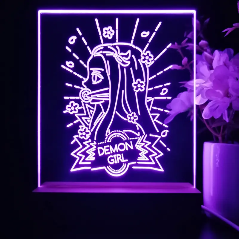 Demon Slayer Game Room Led Sign Lamp Display 1