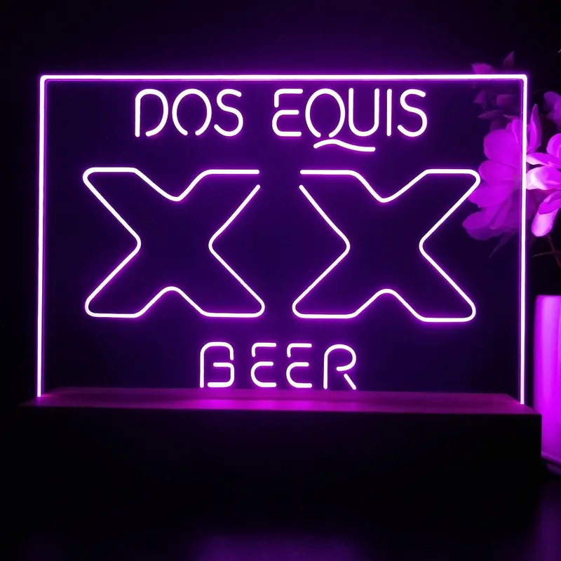 Dos Equis Xx Beer Bar Neon Sign Pub Bar Lamp 1