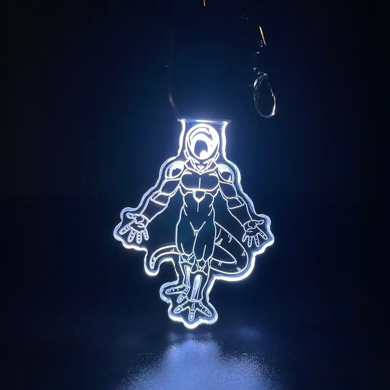 Dragonball Frieza Led Light Acrylic Keychain , Christmas Tree Ornament 1