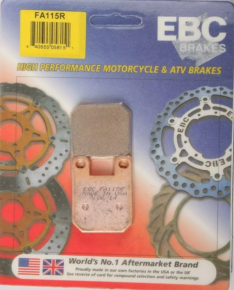 Ebc - Fa115r - R Series Sintered Brake Pads - Made In Usa 1