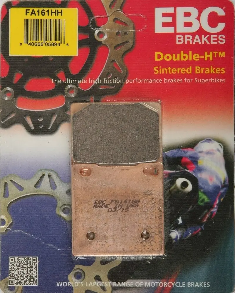 Ebc - Fa161hh - Double-H Sintered Brake Pads - Made In Usa 1
