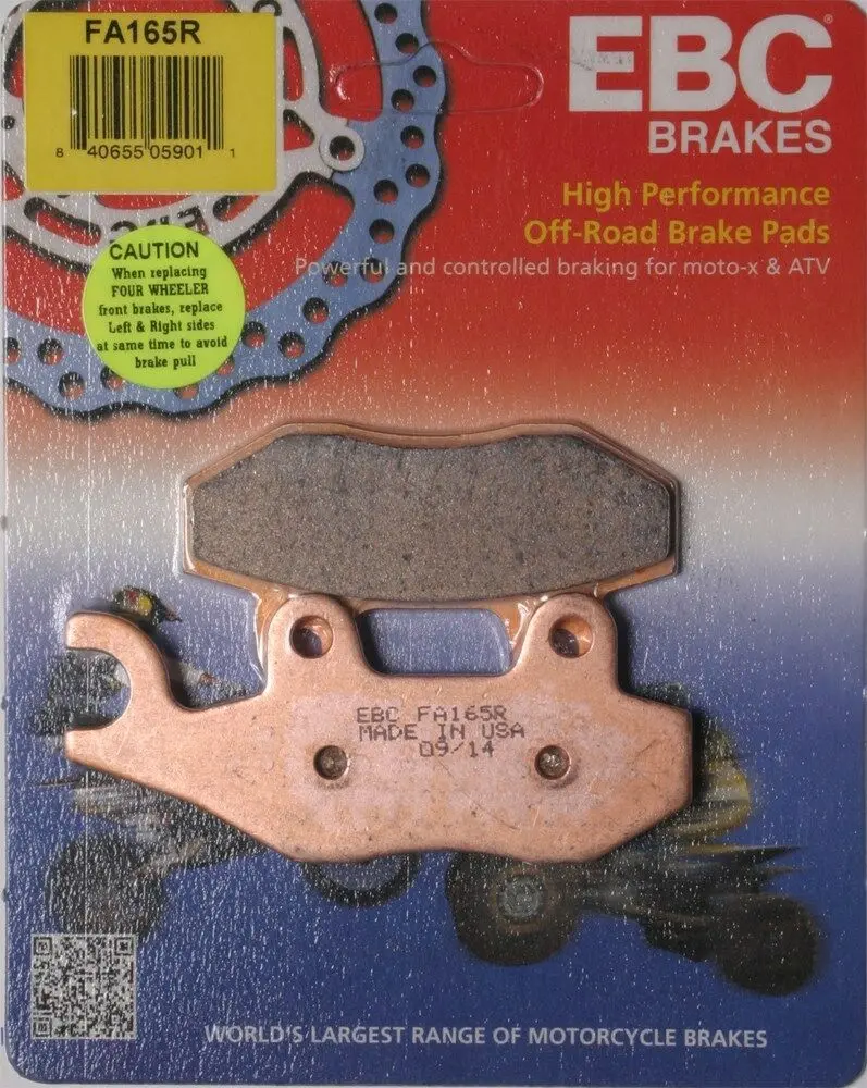 Ebc - Fa165r - R Series Sintered Brake Pads - Made In Usa 1