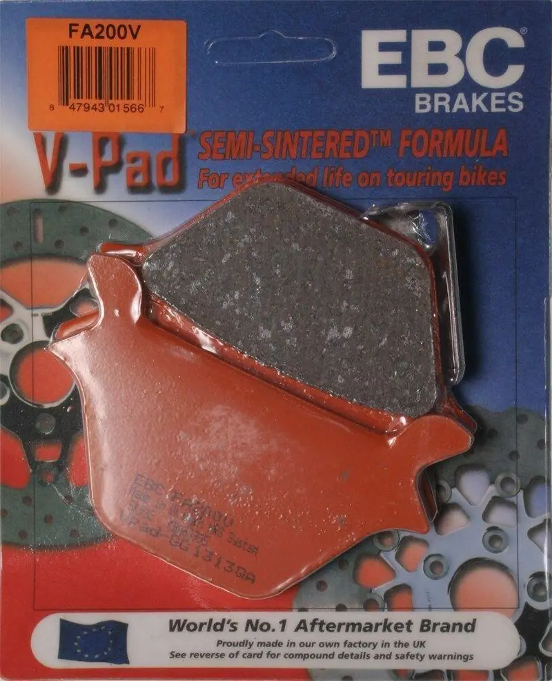 Ebc Fa200v Touring Bike Semi-Sintered V Brake Pads 1