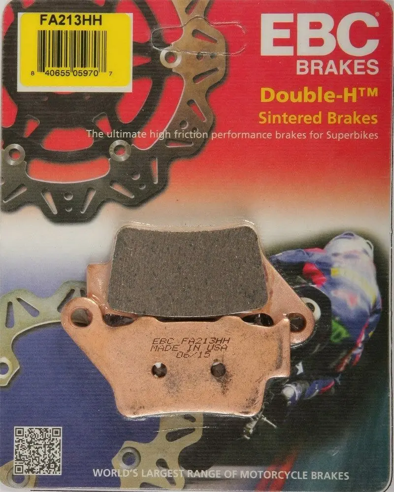 Ebc - Fa213hh - Double-H Sintered Brake Pads - Made In Usa 1