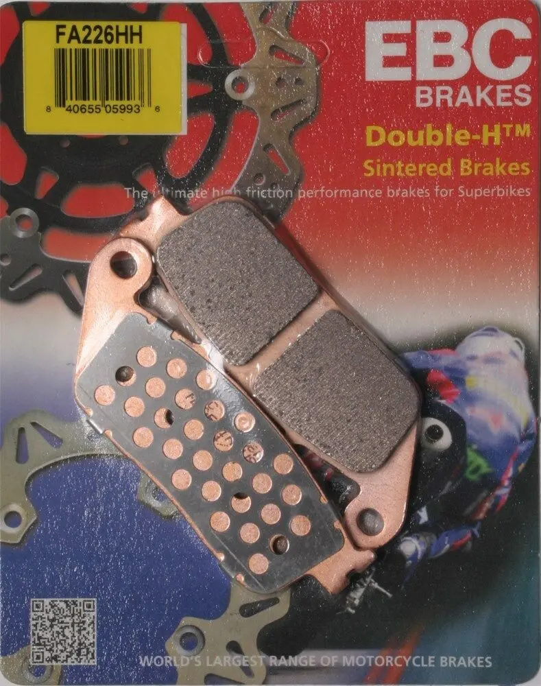 Ebc - Fa226hh - Double-H Sintered Brake Pads - Made In Usa 1