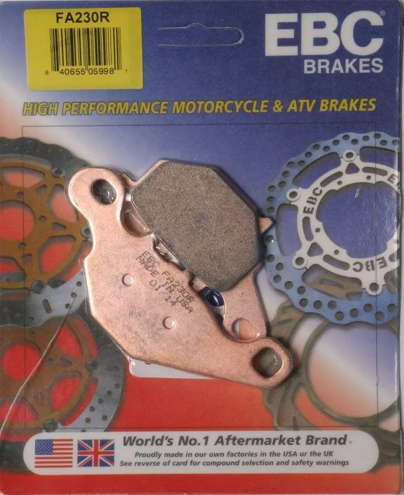 Ebc - Fa230r - R Series Sintered Brake Pads Kawasaki Klx125l 2003-2006 Front 1