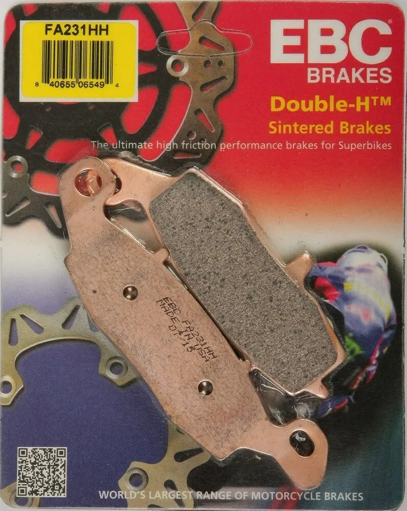 Ebc - Fa231hh - Double-H Sintered Brake Pads - Made In Usa 1