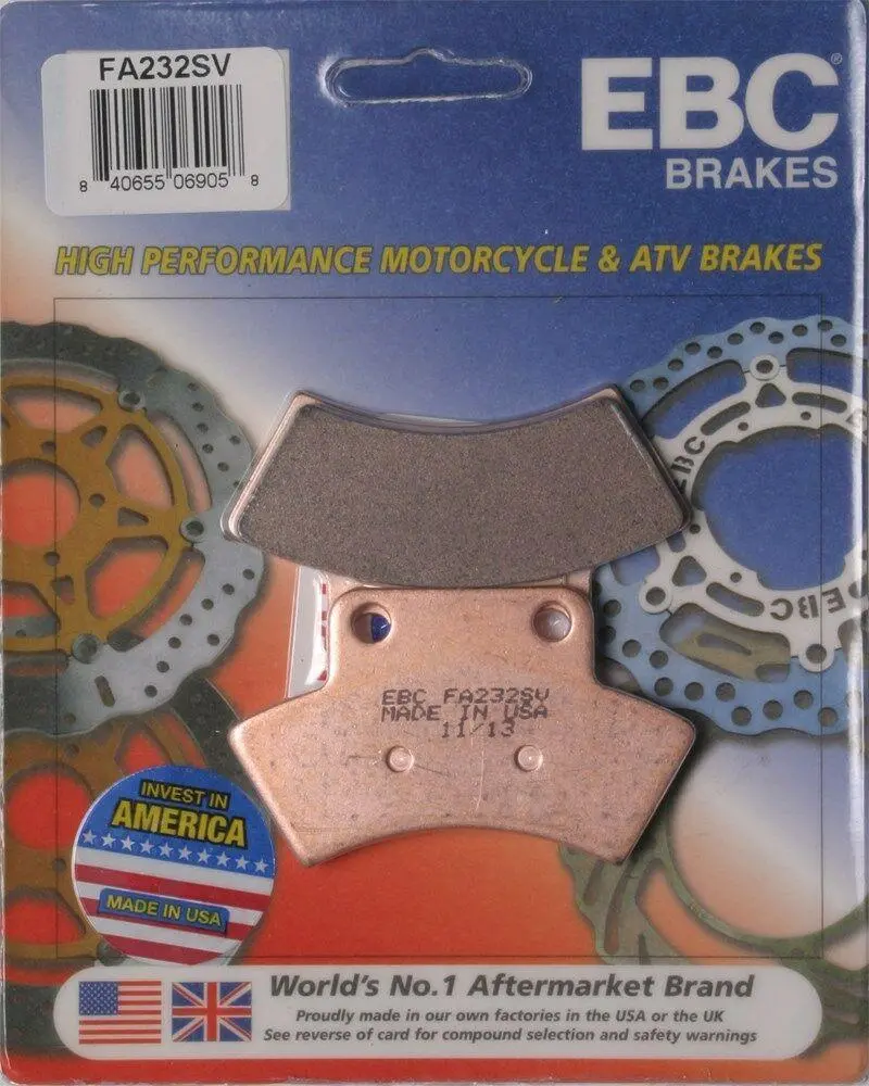 Ebc Fa232sv Sv Series Severe Duty Brake Pads (Made In Usa) 1