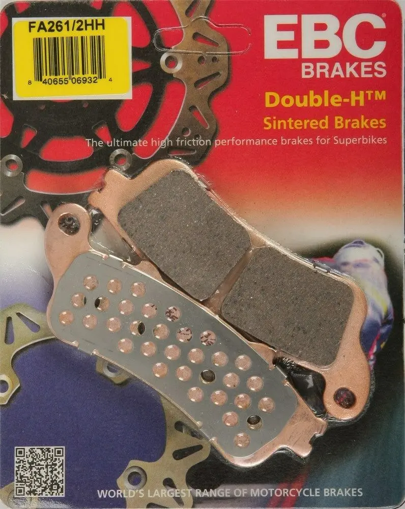 Ebc - Fa261/2Hh - Double-H Sintered Brake Pads - Made In Usa 1
