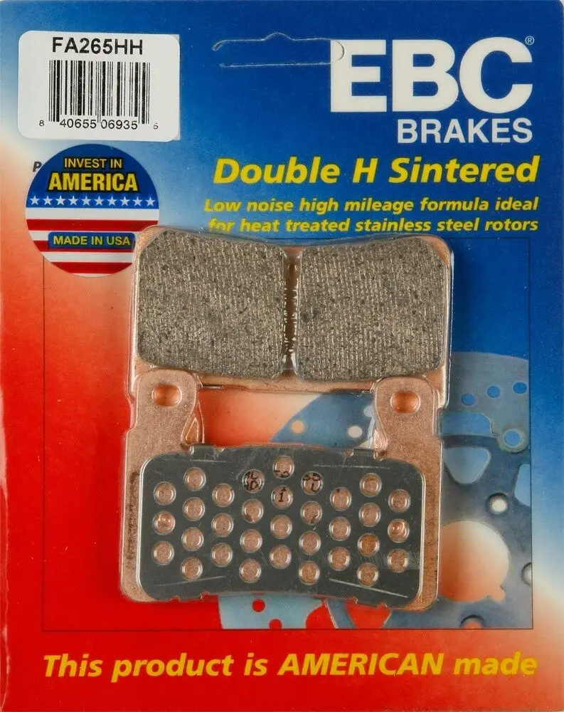 Ebc - Fa265hh - Double-H Sintered Brake Pads - Made In Usa 1