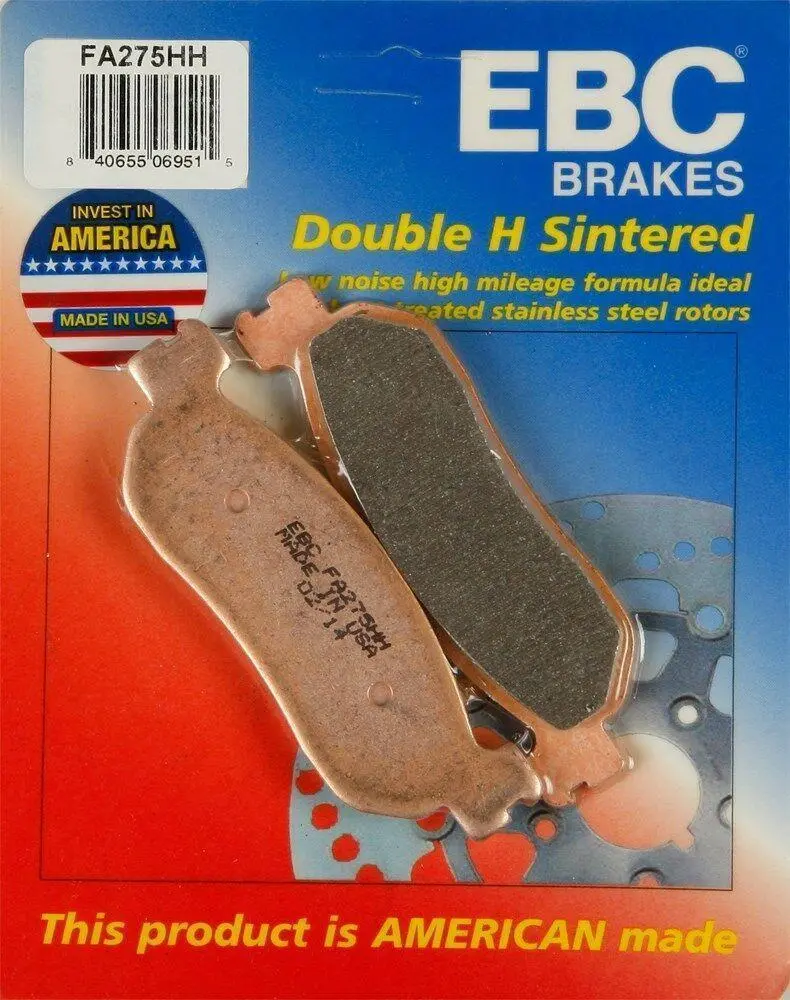 Ebc - Fa275hh - Double-H Sintered Brake Pads - Made In Usa 1