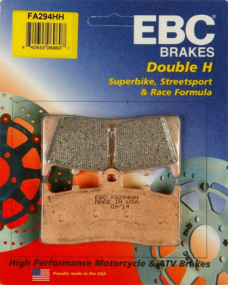 Ebc - Fa294hh - Double-H Sintered Brake Pads - Made In Usa 1