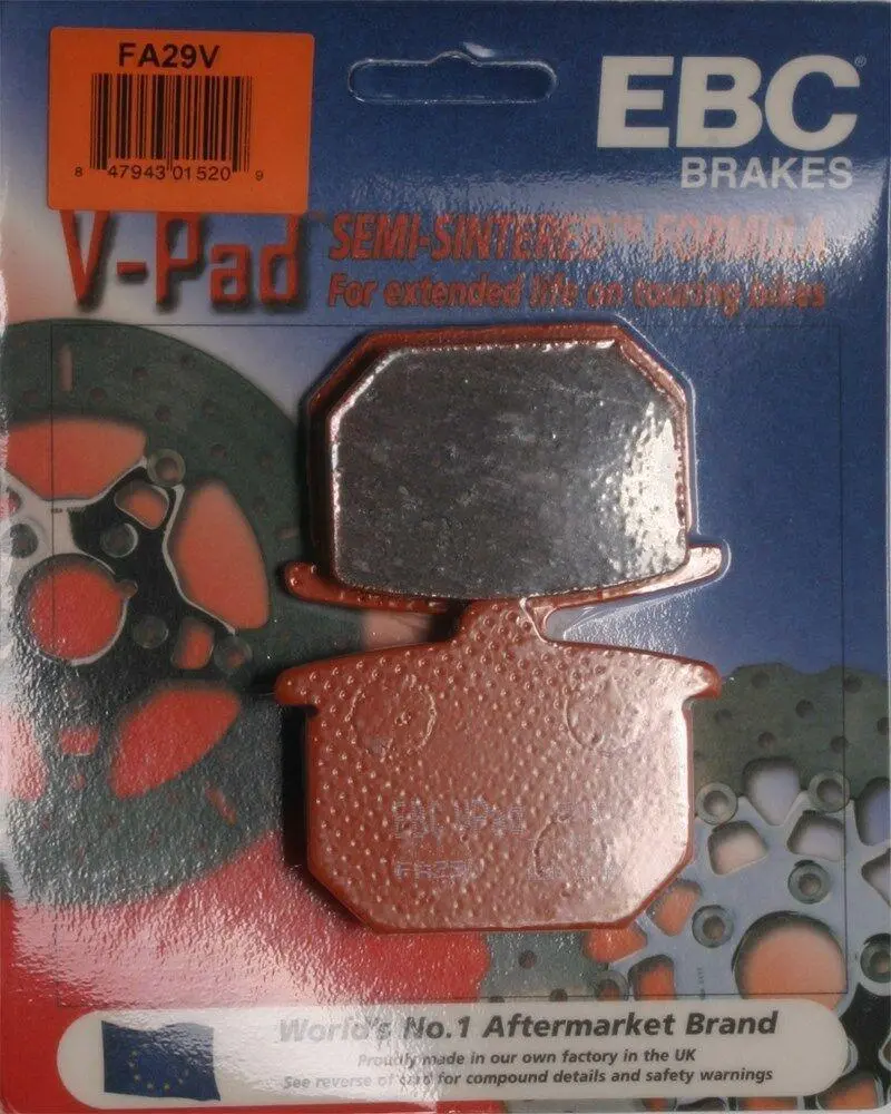 Ebc Fa29v Touring Bike Semi-Sintered V Brake Pads 1