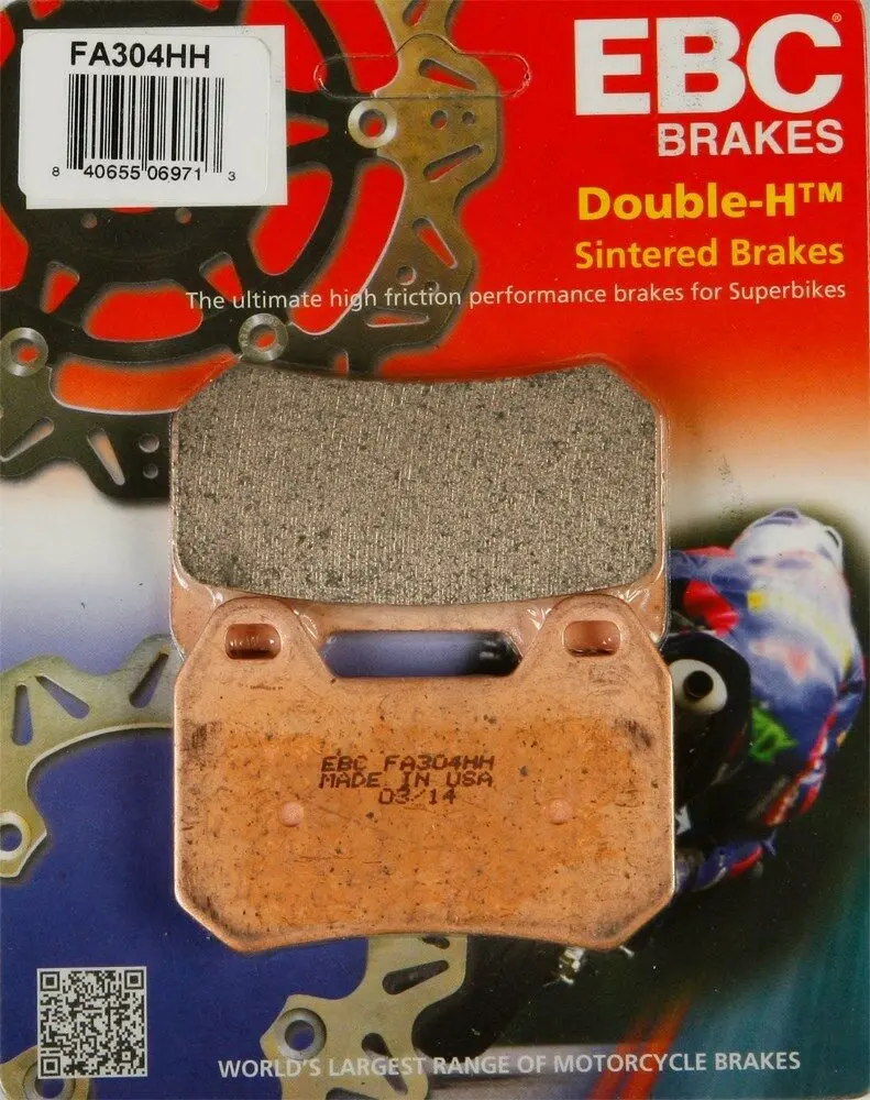 Ebc - Fa304hh - Double-H Sintered Brake Pads - Made In Usa 1