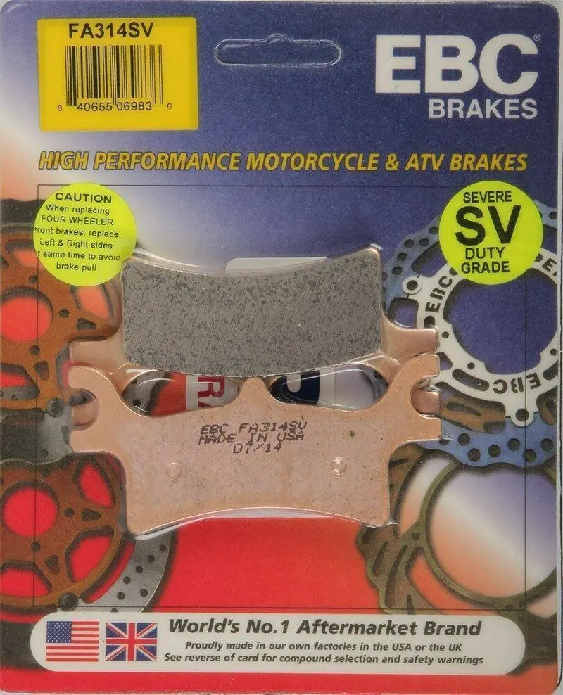 Ebc Fa314sv Sv Series Severe Duty Brake Pads (Made In Usa) 1