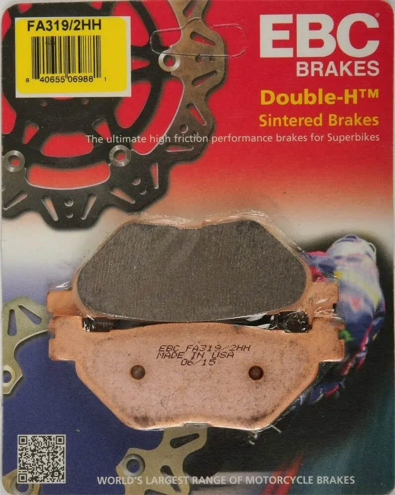 Ebc - Fa319/2Hh - Double-H Sintered Brake Pads - Made In Usa 1
