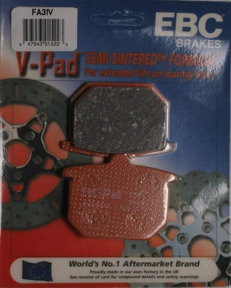 Ebc Fa31v Touring Bike Semi-Sintered V Brake Pads 1