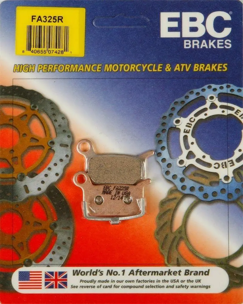 Ebc - Fa325r - R Series Sintered Brake Pads - Made In Usa 1